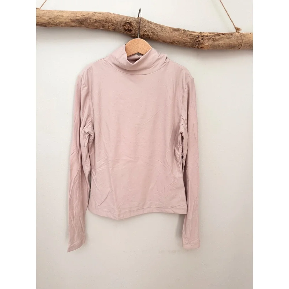 Wild Fable Pink Turtleneck Long Sleeve Top Women‎ Small NEW